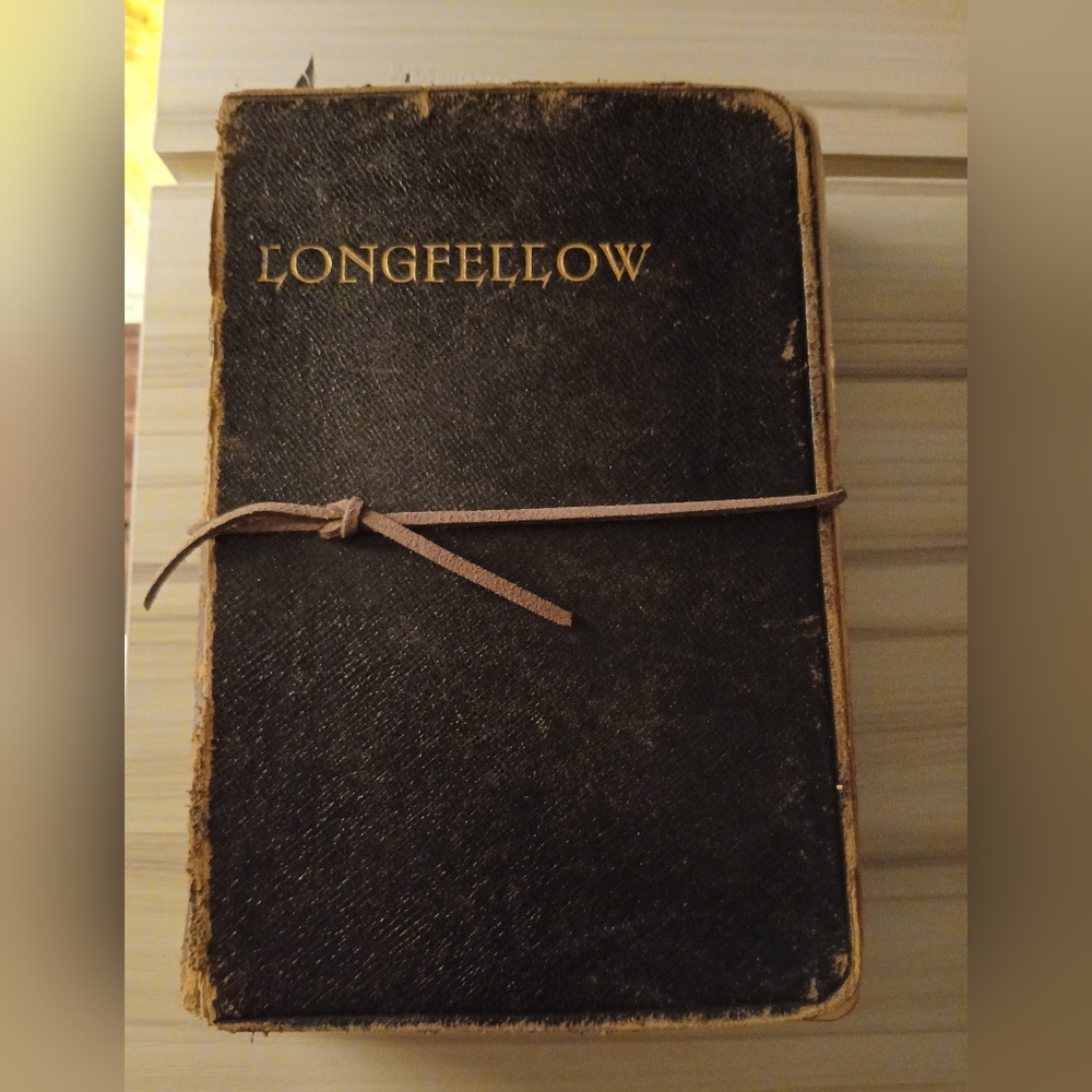 Vintage Leather Book By Longfellow
